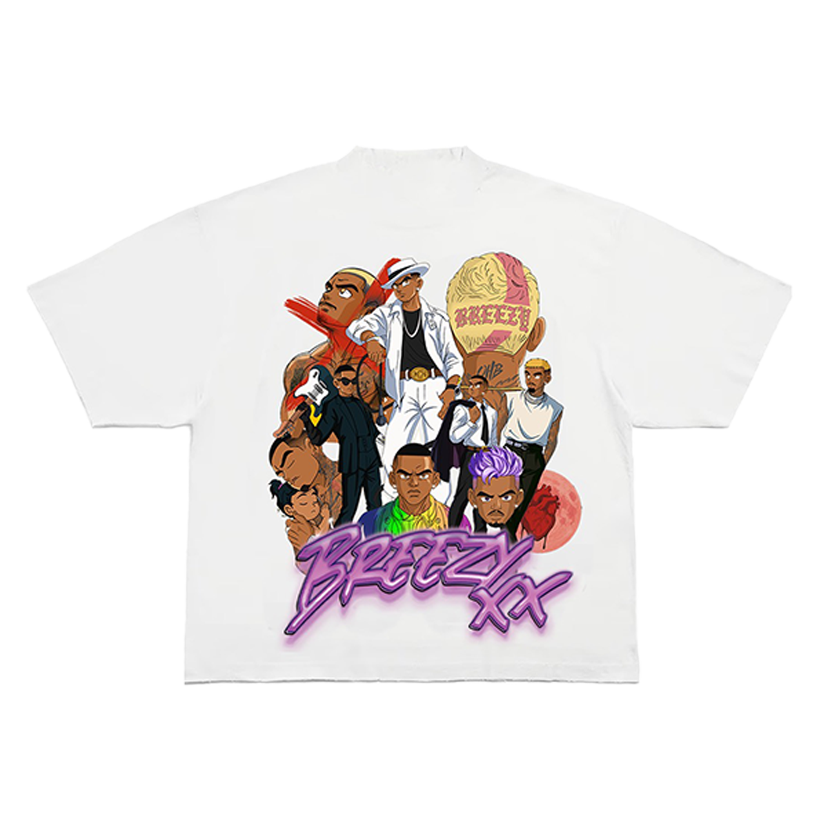 Chris Brown Anime Tee